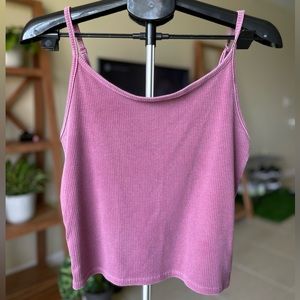 AE ribbed cropped tank top